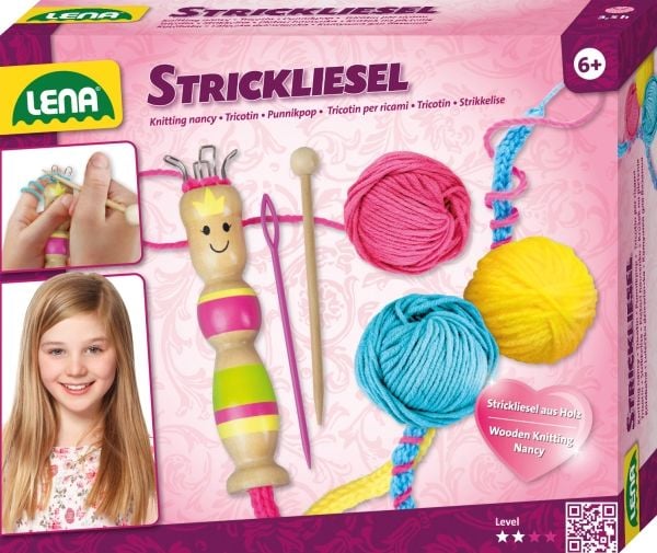 Lena Knitting Nancy, Children''s knitting set, 6 vuosi/vuosia, Monivärinen