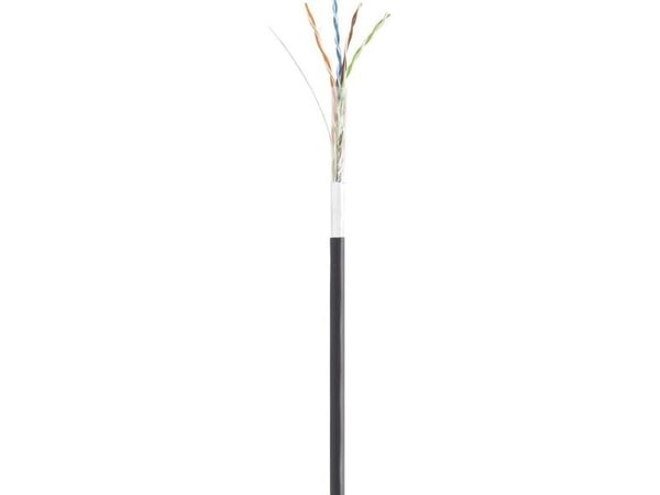 Renkforce RF-4394127, 5 m, Cat5e, F/UTP (FTP), RJ-45, RJ-45, Svart
