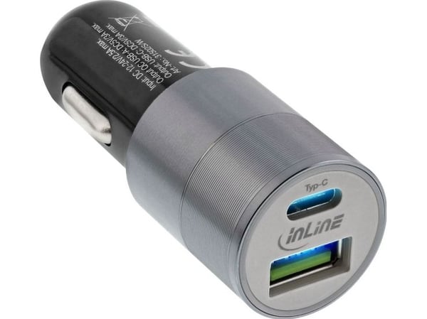 Laturi InLine 1x USB-A 1x USB-C 2,5 A (31502S)