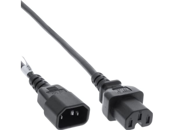 InLine 16811E, 0,5 m, C15 liitin, C14 liitin, H05V2V2-F