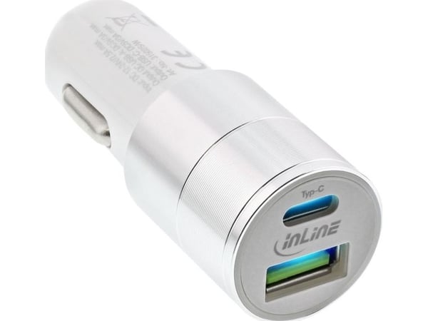 Laturi InLine 1x USB-A 1x USB-C 2,5 A (31502W)