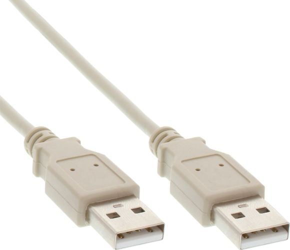 InLine 34303H, 0,3 m, USB A, USB A, USB 2.0, Beige