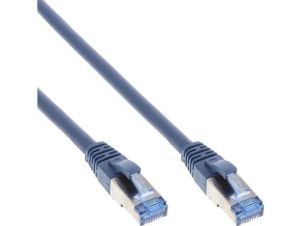 InLine 76815B, 15 m, Cat6a, S/FTP (S-STP), RJ-45, RJ-45, Blå