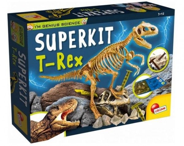 Lisciani I''m a genius super kit T-Rex, Utgravingssett, Paleontology, 7 år
