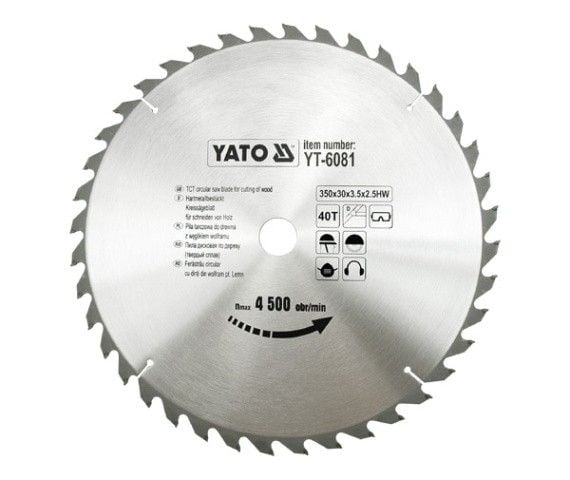 YATO VISITING TOOL Saha 350x30mm 40-TOOTH 6081