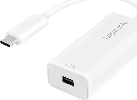 LogiLink UA0360, 0.15 m, USB Type-C, Mini DisplayPort, uros, naaras, suora, suora
