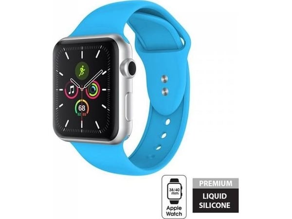 Crong CRG-40LQB-BLU, Band, Smartklokke, Blå, Apple, Silikon, 1 stykker