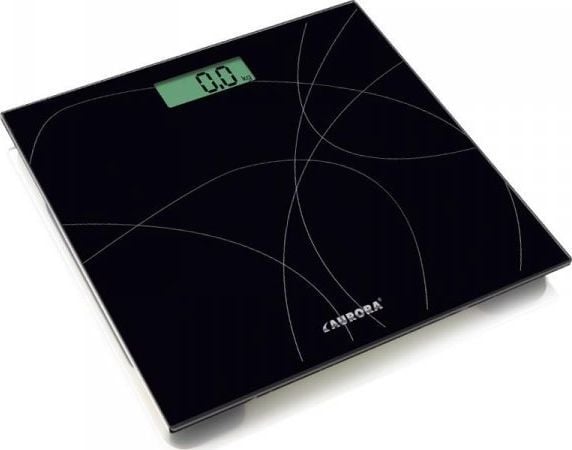 Aurora AU4305, Sähkökäyttöinen henkilövaaka, 150 kg, 100 g, Musta, kg, lb, Neliö