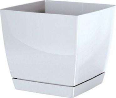 Prosperplast COUBI plantepotte 6L - hvit (210mm x 210mm x 192mm)