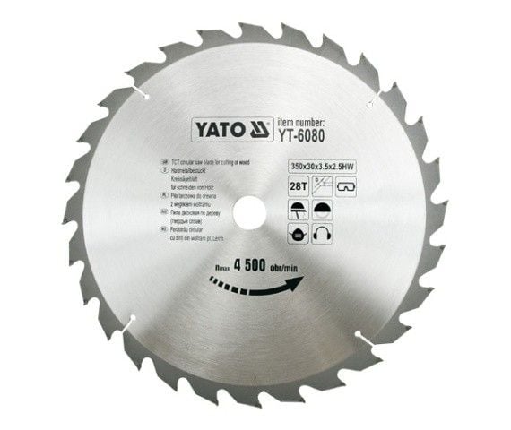 YATO VISITING TOOL Saha 350x30mm 28-TEET 6080