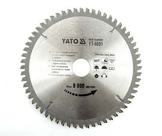 YATO ALUMIINISAHA 200x30mm 60-TEET 6091
