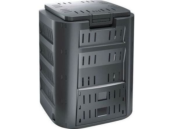 PROSPERPLAST kompostkvarn 220 l JUODA COMPOGREEN WOODY