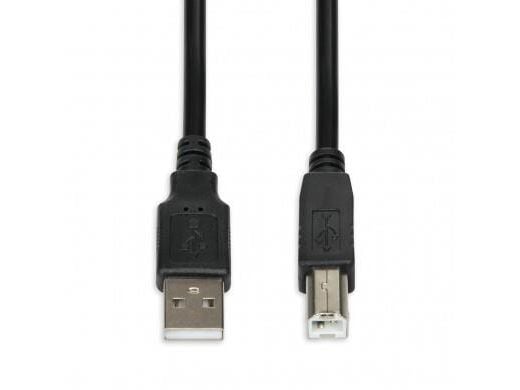 iBOX - Tulostinkaapeli - USB (uros) - USB Type B (uros) - 3 m - musta