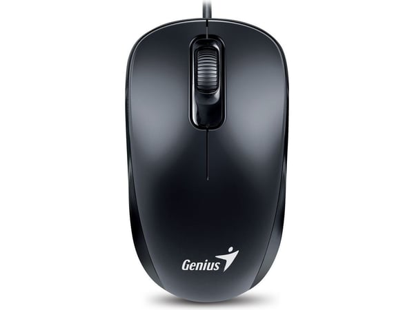 Genius Computer Technology DX-110, Molempikätinen, Optinen, USB A-tyyppi, 1000 DPI, Musta