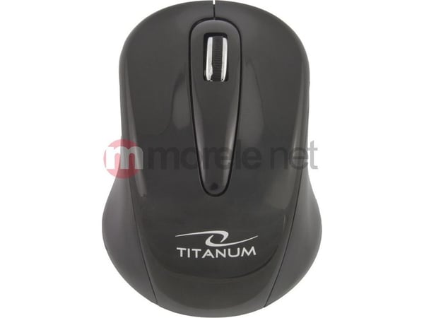 Titanum TORPEDO 3D - Mus - optisk - 3 knapper - trådløs - 2.4 GHz - svart