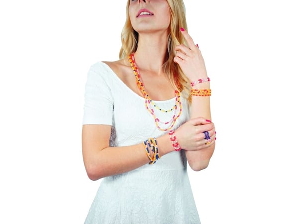 Lena Diamond Shop, Smykkesett for barn, 8 år, Flerfarget, 6 stykker