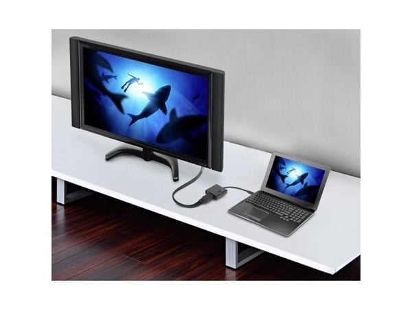 Renkforce RF-4472892, 0,15 m, USB Type-C, HDMI, Uros, Naaras