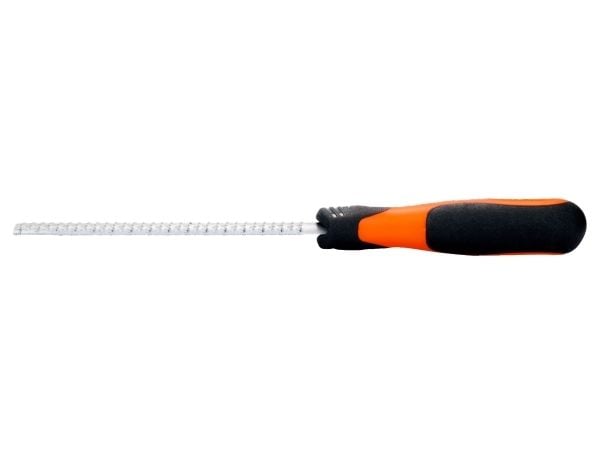 Bahco 6-342-10-2-2, Fil, Flate mapper, Halvrund fil, Midtsnitt, Plast, Kryssfiner, Tre, Svart, Rød, 26 mm