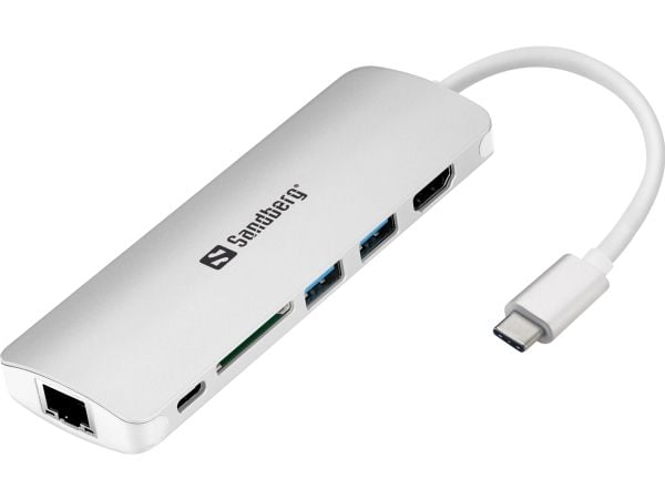 Sandberg - Telakointiasema - USB - HDMI - GigE