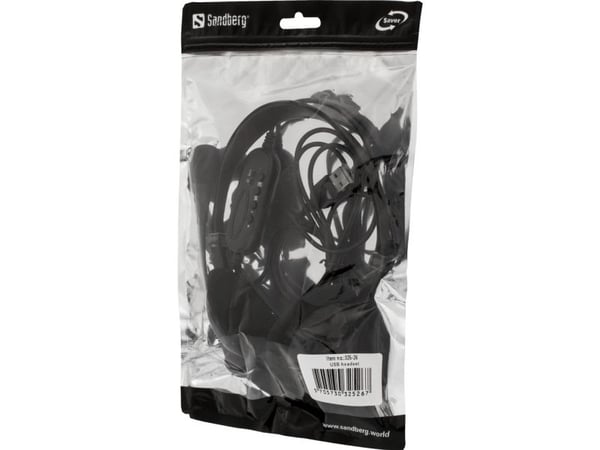 Sandberg Saver - Hodesett - on-ear - kablet - USB