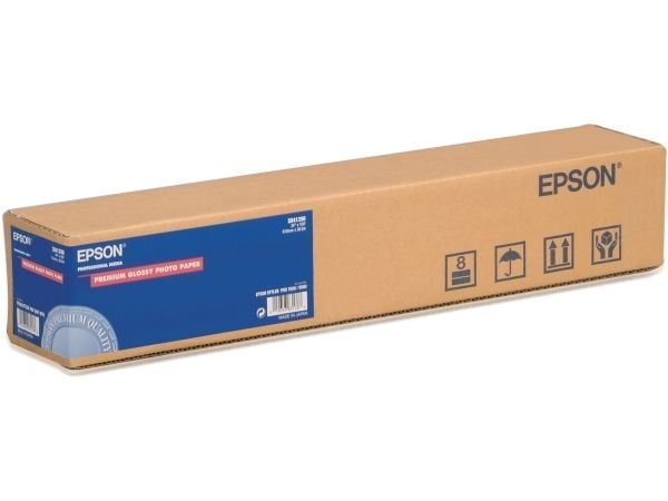 Epson Premium Glossy Photo Paper - Blank - harpiksbelagt - Rull (61 cm x 30,5 m) - 165 g/m² - 1 rull(er) fotopapir - for SureColor SC-P10000, P2000...