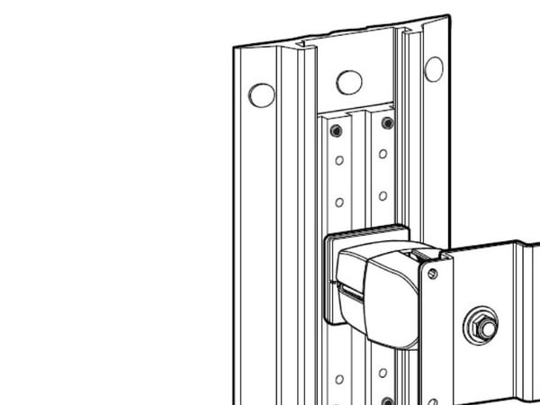 Ergotron Track Mount Bracket Kit, Alumiini, Alumiini