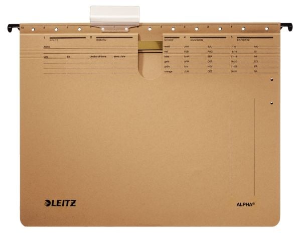 LEITZ ALPHA hengemappe, A4, kommersiell stifting, natron - for markedet: D / L / A / CH - 25 stykker (1914-00-00)