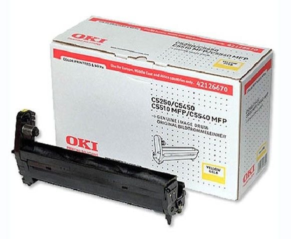 OKI - Gul - original - trommelsett - for C5150n, 5250dn, 5250n, 5450dn, 5450n, 5500n, 5510 MFP, 5510n MFP, 5540 MFP