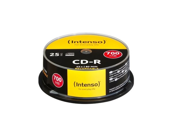 Intenso - 25 x CD-R - 700 MB (80 min) 24x - spindel