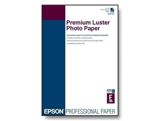 Epson Premium Luster - Blank - A4 (210 x 297 mm) 250 ark fotopapir - for SureColor SC-P700, P7500, P900, P9500, T2100, T3100, T3400, T3405, T5100, ...