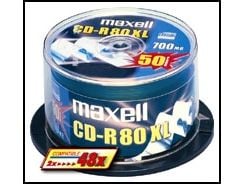 Maxell CD-R80XL - 10 x CD-R - 700 MB (80 min) 52x - kakeboks