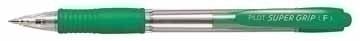 Kuglepen, Pilot Super grip G, F, 0,22MM grøn - (12 stk.)