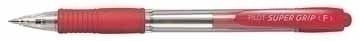 Pilot Supergrip Neon XS, red, Rød, Rød, Clip-on retractable ballpoint pen, Fint, Rund, 0,7 mm