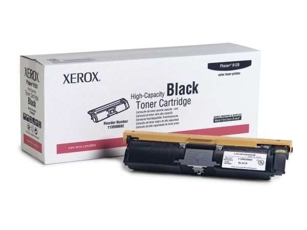 Xerox Phaser 6120 - Høykapasitets - svart - original - tonerpatron - for Phaser 6115MFP/D, 6115MFP/N, 6120, 6120N, 6120VN