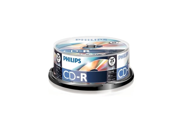 Philips CD-R CR7D5NB25/00, 52x, CD-R, 700 MB