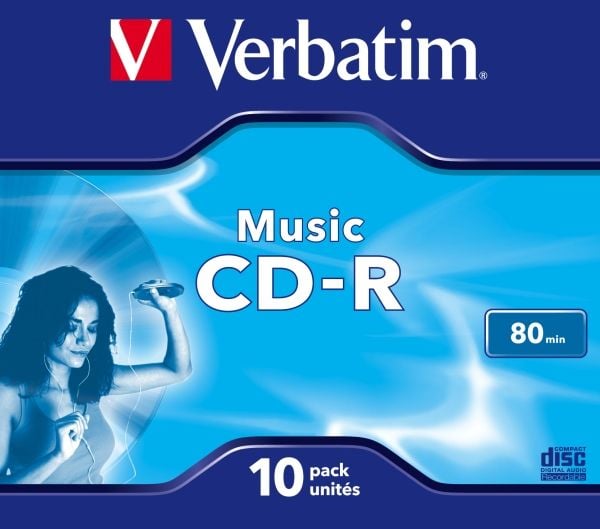Verbatim Live It! - 10 x CD-R (80 min) 16x - CD-eske