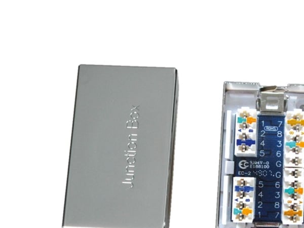 ROLINE Junction Box Cat.5e, STP, Connecting block, Valkoinen, Muovi