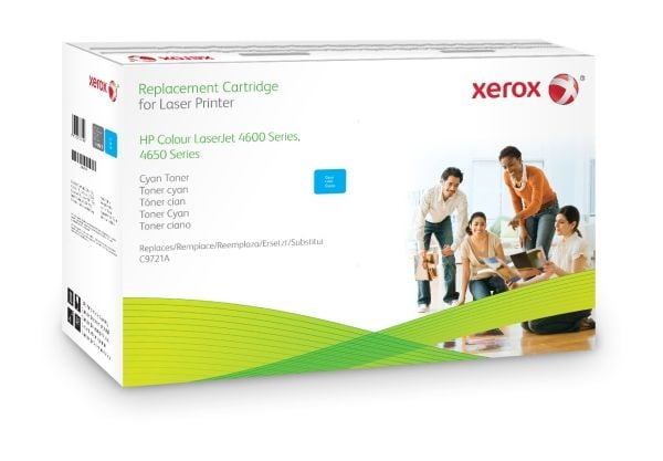 Xerox Värikasetti, syaani. Vastaa tuotetta HP C9721A. Yhteensopiva avec HP Colour LaserJet 4600/4650-tulostimen kanssa, 8000 sivua, 8000 sivua, Sya...