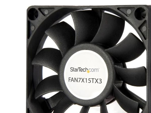 Startech 70x15mm Replacement Ball Bearing Computer Case Fan w/ TX3 Connector - 3 pin case Fan - TX3 Fan - 70mm Fan (FAN7X15TX3) - Kabinettvifte - 7...