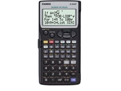 Casio FX-5800P - Vitenskapelig kalkulator - 10 sifre + 2 eksponenter - batteri