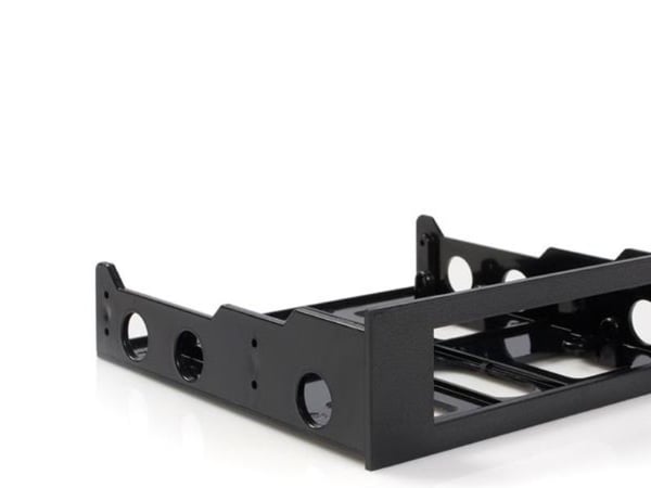 StarTech.com BRACKETFDBK, 13,3 cm (5.25"), Etupaneeli, musta, 3.5", Muovi, 133,4 mm