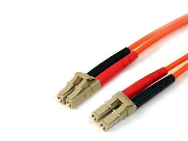 Startech 10m Fiber Optic Cable - Multimode Duplex 50/125 - LSZH - LC/LC - OM2 - LC to LC Fiber Patch Cable - Koblingskabel - LC multimodus (hann) t...