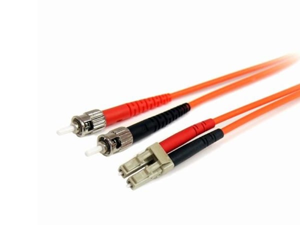 StarTech.com 3m valokuitukaapeli - Multimode Duplex 62.5/125 - LSZH - OM1 - LC to ST Cat6 Patch Cable (FIBLCST3) - Patch cable - LC multimode (uros...
