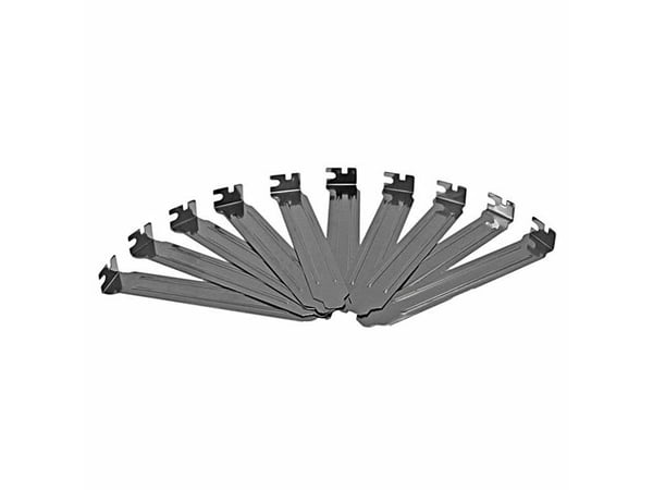 Startech Steel Full Profile Expansion Slot Cover Plate - System slot blanking panel (pack of 10) - PLATEBLANK - Blindpanel for systemspor (en pakke...