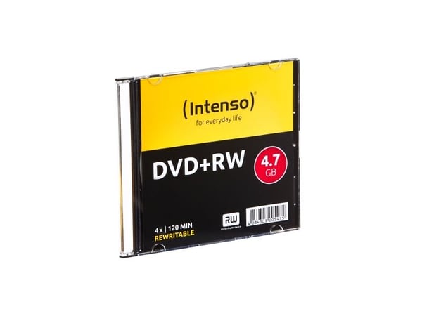 Intenso - 10 x DVD+RW - 4.7 GB (120 min) 4x - smalt cover
