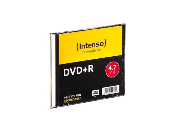 Intenso - 10 x DVD+R - 4.7 GB 16x - smalt cover