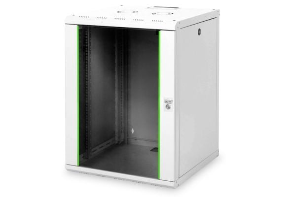 DIGITUS SoHoline DN-19 16U-6/6 - Skap - veggmonterbar - grå, RAL 7035 - 16U - 19"