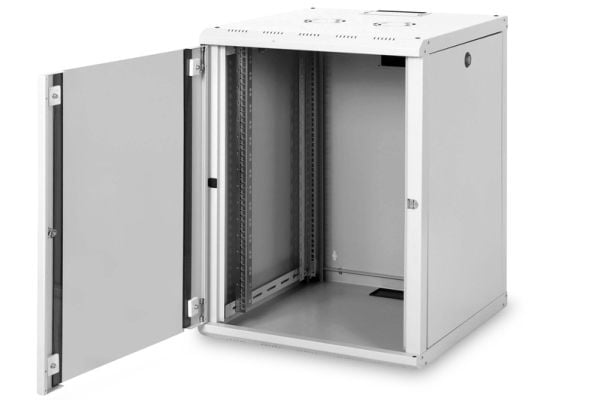 DIGITUS SoHoline DN-19 16U-6/6 - Skap - veggmonterbar - grå, RAL 7035 - 16U - 19"