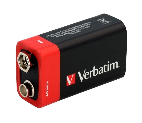 Verbatim - Batteri 9V - Alkalisk