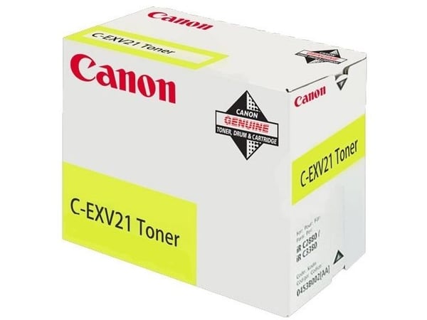 Canon C-EXV 21 - Gul - original - tonerkassett - för imageRUNNER C2380i, C2880, C2880i, C3380, C3380i, C3580, C3580i, C3580Ne